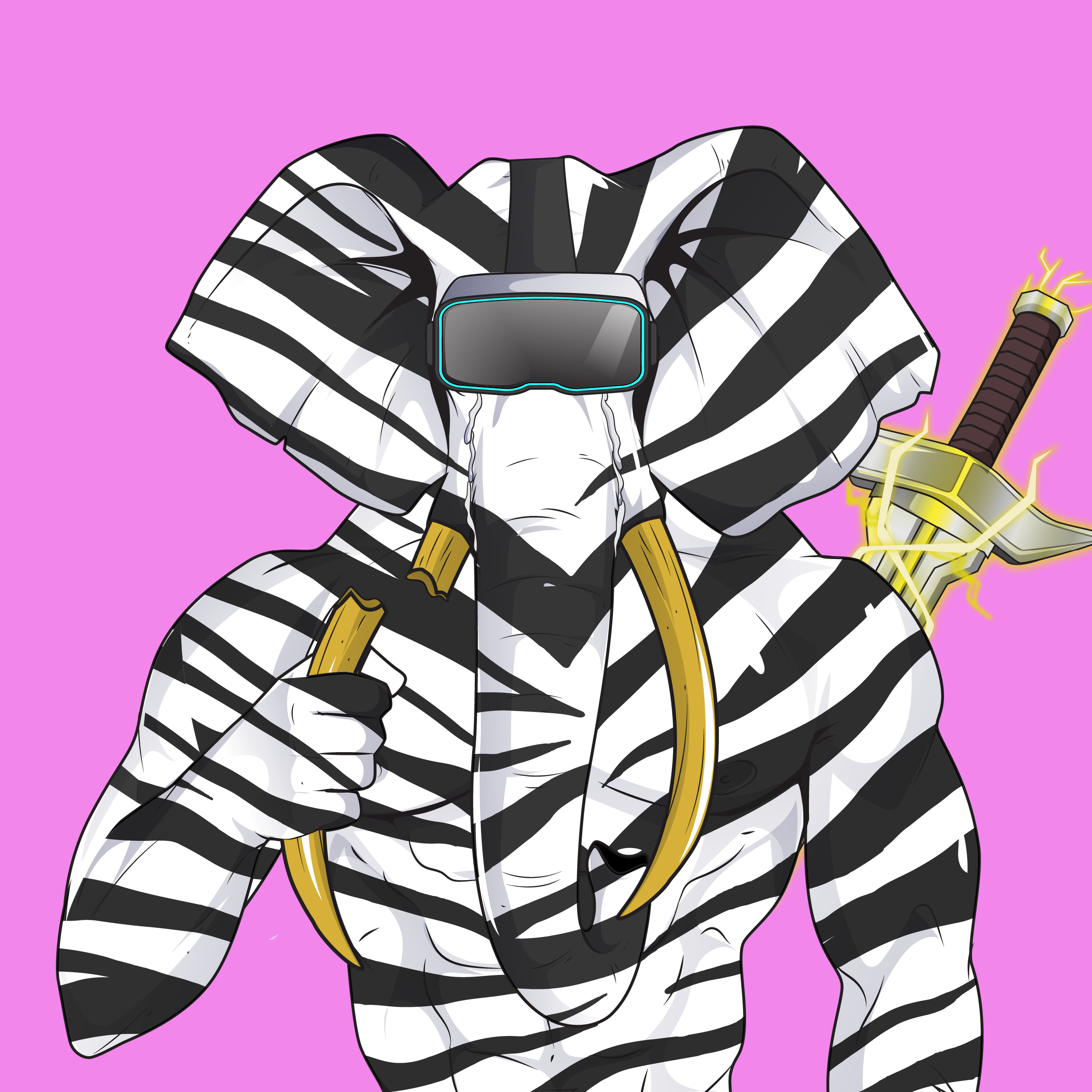 ⚡ ZEBRA WARRIOR COLLECTIBLE ⚡