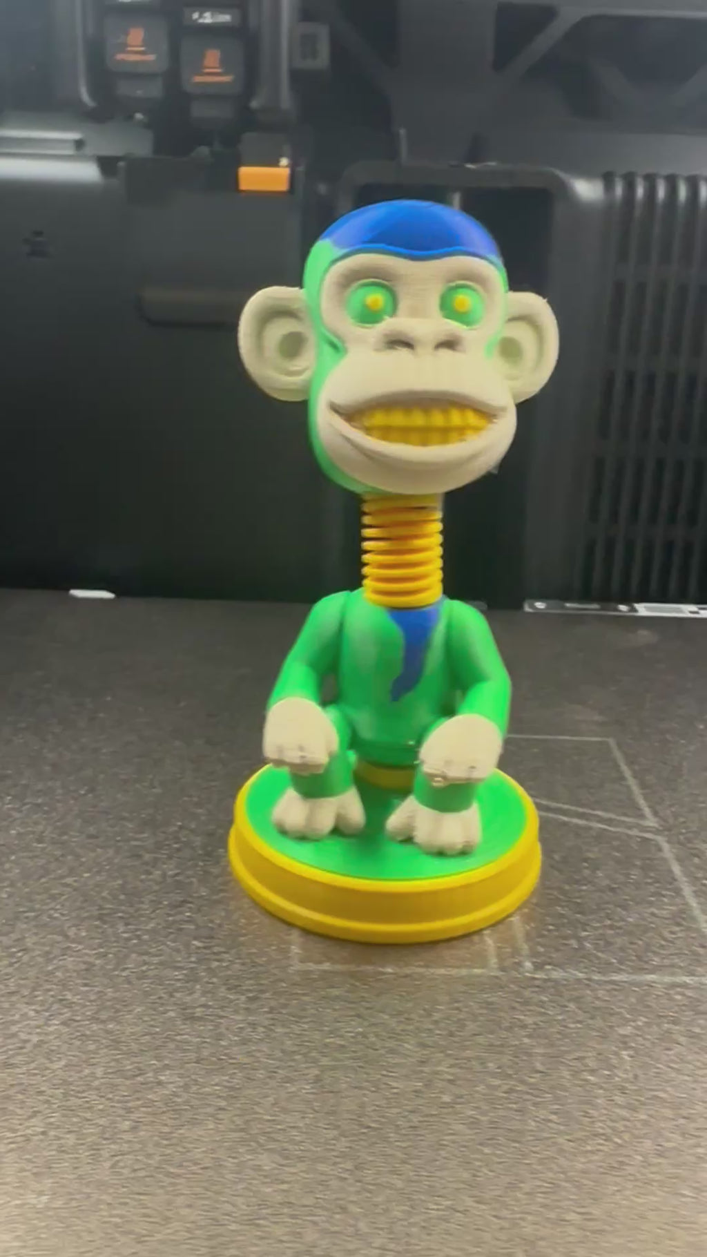 Lunar ape bobble head